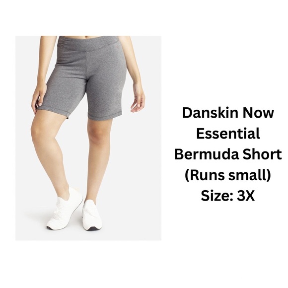 Danskin Women's Athletic Shorts - Gray - Picture 1 of 3